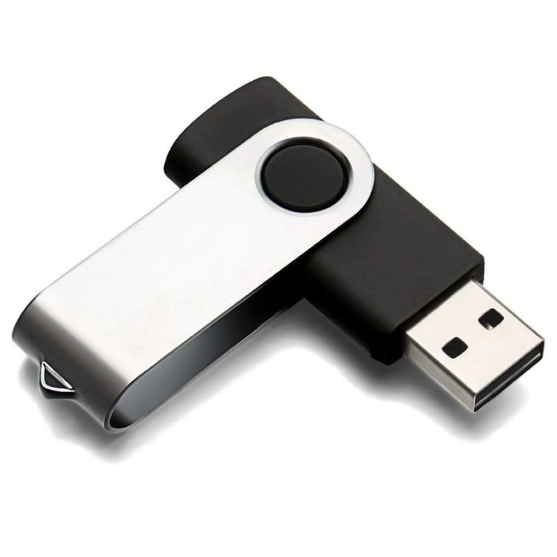 Maspen USB Flash Drive 64 GB, USB 2.0 Thumb Drive Memory Stick Swivel Zip Drive JumpDrive (64GB,Black) - Image 5